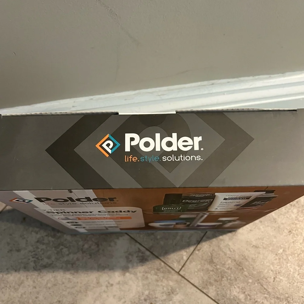 New Polder 2-Tier‎ Clear Plastic Spinner Caddy